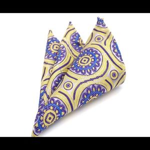 Paisley Men's 100% Silk pocket square